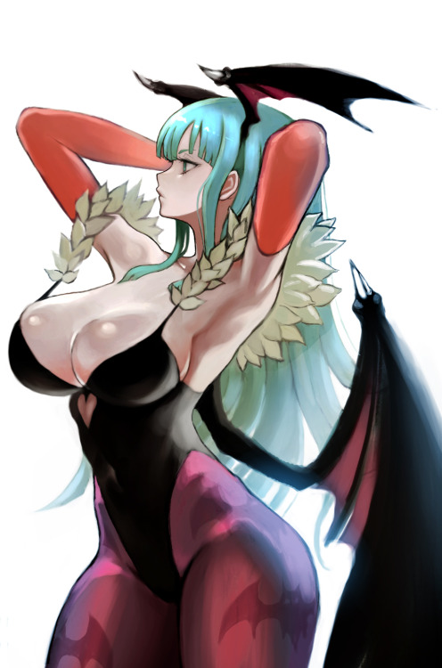 Porn Pics terasuccubi:    Morrigan Aensland by 河犬、As