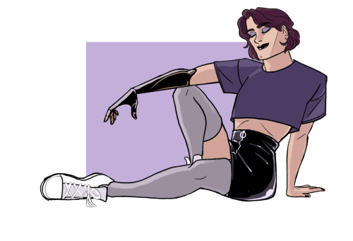 anakinswhore: ms-gallows: I heard the call for Anakin in a crop top and skirt, and I could not resis