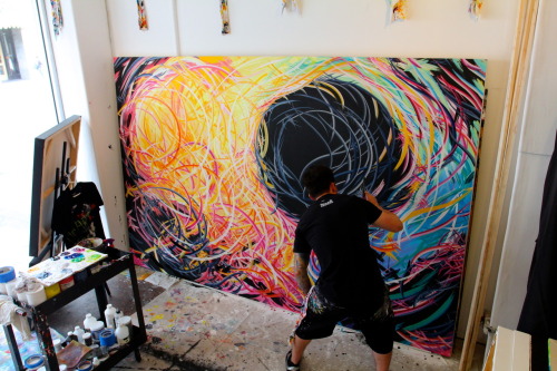 acrylicalchemy:  Astranomelly Time-Lapse Watch the Video HERE