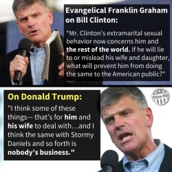 Evangelicals - Judgemental assholes who can’t seem to ever practice what they preach. 