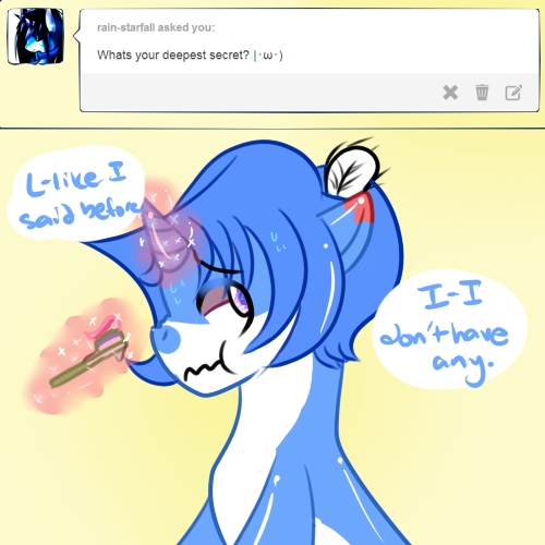 questions-for-peachy:  G-Get your hoof AWAY from there!!!!!  X3