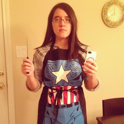 glitterdickz:Captain of the kitchenoutfit of the day