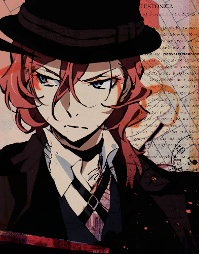 elriccs:“Oh, Grantors of Dark Disgrace, Do Not Wake me Again” | Nakahara Chuuya requested by Zuura.