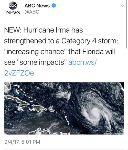 People who live on Caribbean islands and in Florida please prepare for a possible hurricane that can