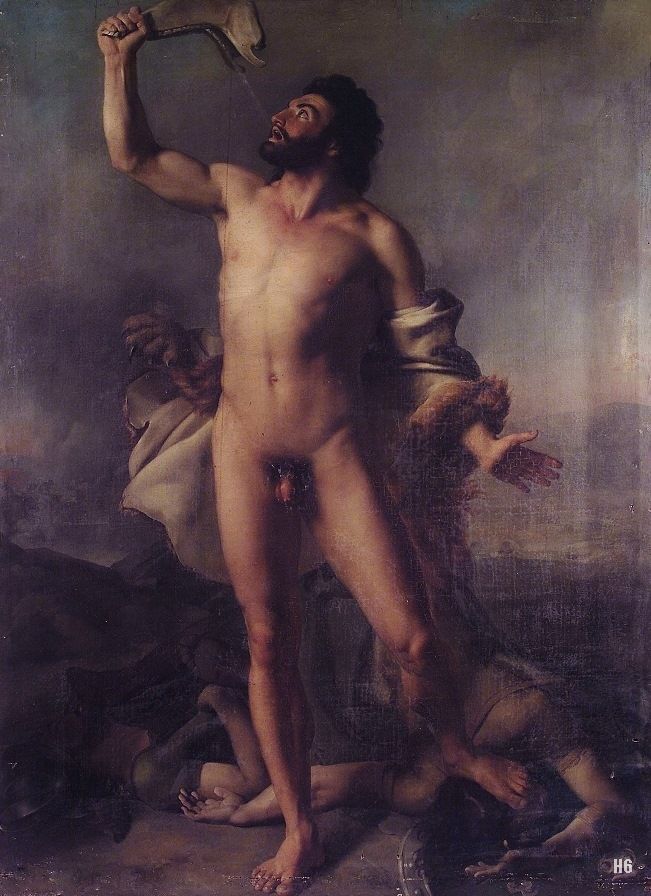 Samson. 1819. Domenico Pellegrini. Italian. 1759-1840. oil / canvas.