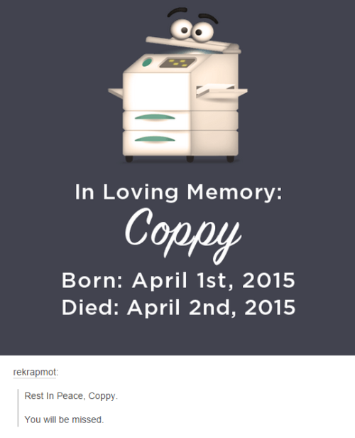 itsstuckyinmyhead:  April Fools Day 2015