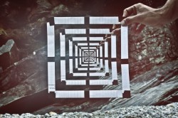 asylum-art:Edgar Romanovskis’ Vertigo-Inducing Landscapes Draw Toward InfinitySwiss artist Edgar Romanovskis uses simple digital editing techniques to portray the illusion of infinity within his outdoor portraiture. Starting with a hand-made frame,