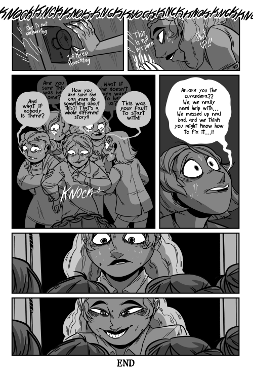  Here is my comic for the @powerandmagic anthology!! enjoy my semi silent story about a young appren