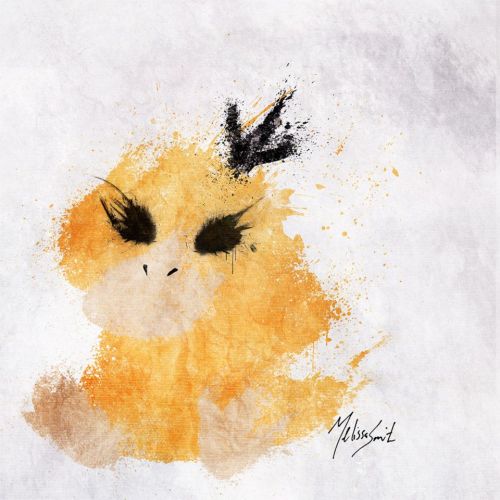 geeksngamers:  Pokemon Splatter Portraits - by Melissa Smith Follow her on Tumblr | Facebook and watch as she tries to do all 151 Pokemon! Available for sale at Redbubble | Society6 