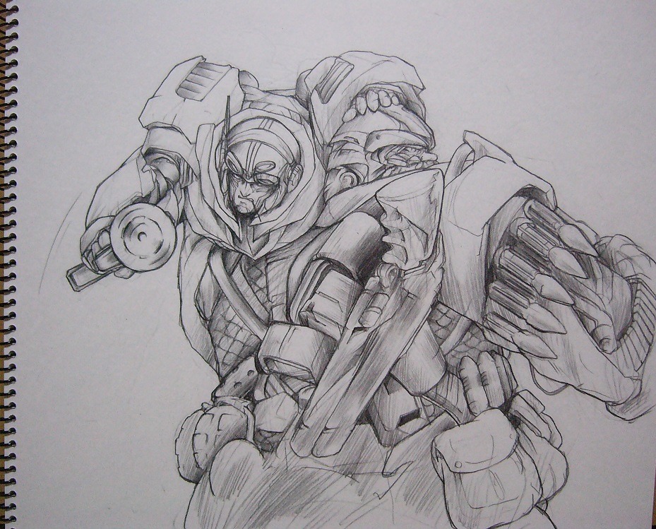 toasttweet:  My Sketchbook (2nd for AOE, just finished) 