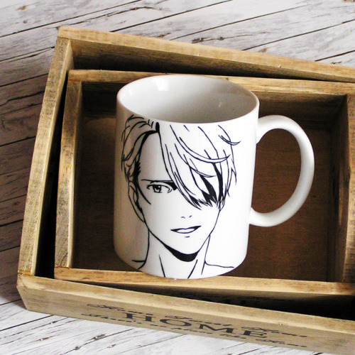 I’m not dead yet. Today I felt like sharing a picture of this YOI mug. It is from the first on