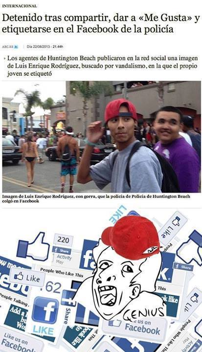 welele:  Habría sido más divertido si hubiera sido un amigo, no obstante, facebook