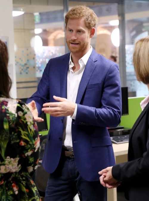 Prince Harry at the NHS Manchester Resilience Hub in Manchester, Englandhttp://www.vjbrendan.com/201