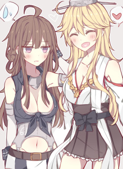 kvlen:  kongou x iowa clothing swap 