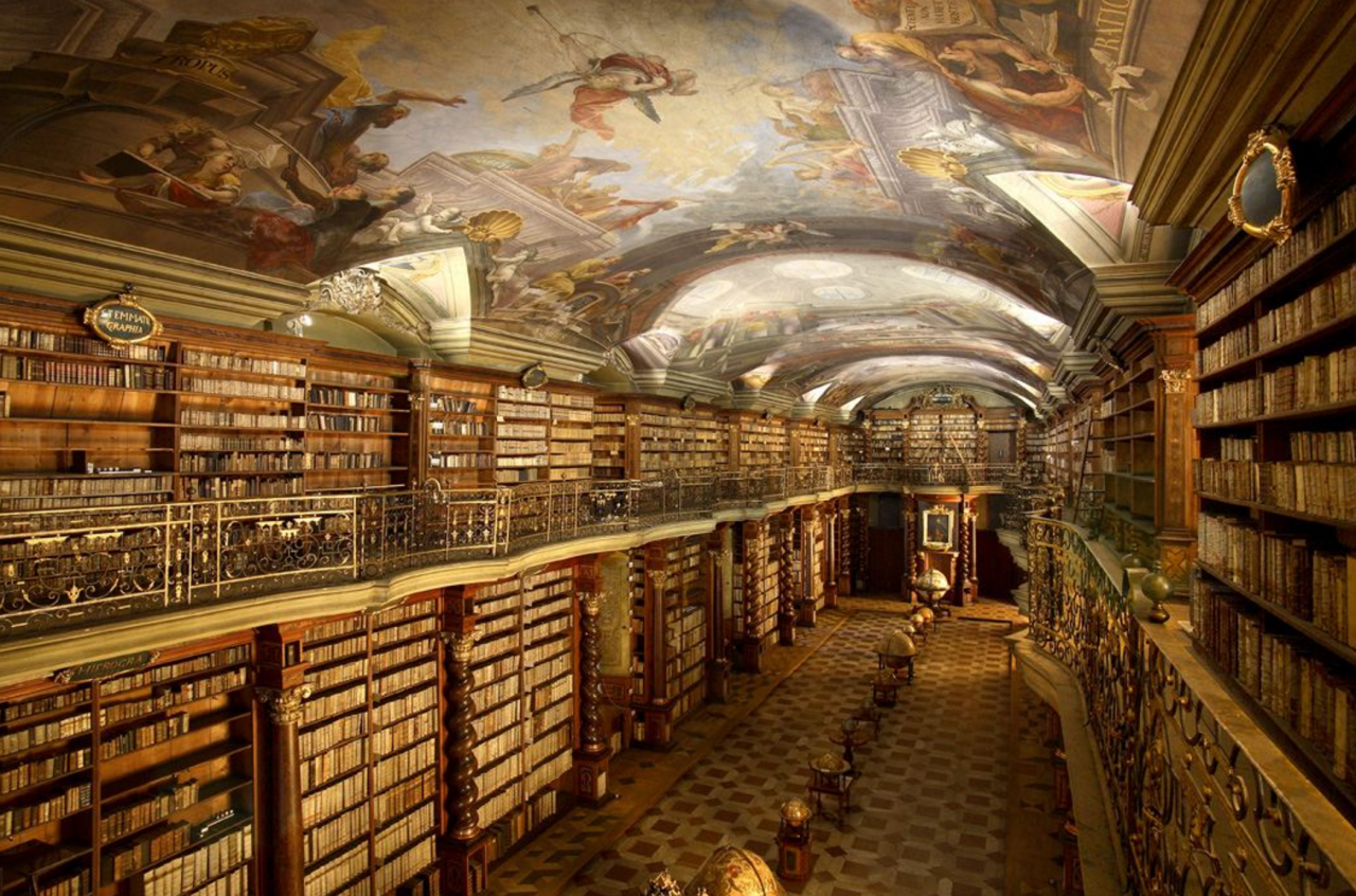 culturenlifestyle:  Baroque Czech Library is the Most Beautiful Bibliotheca in the