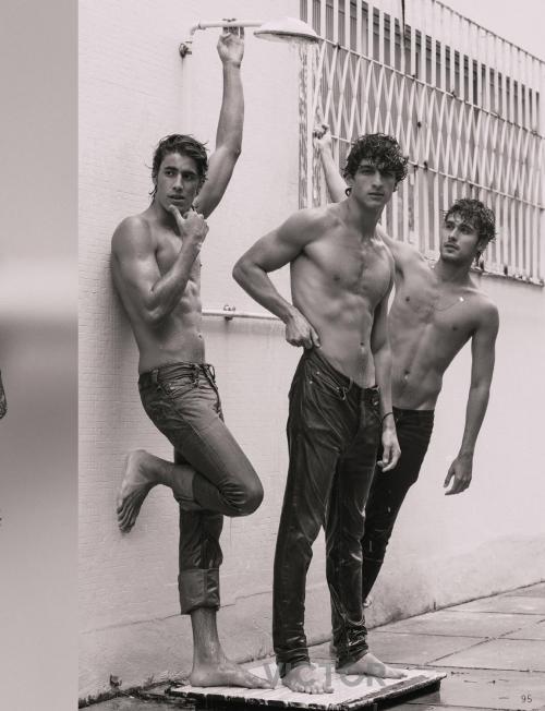 lesguys: Renato Menezes, Jullio Reis &amp; Bruno Peixoto in “Tomboy love” ph by Ped