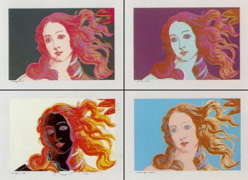 artist-andy-warhol:

Venere Dopo Botticelli, 1966, Andy Warhol #popart#warhol#andywarhol