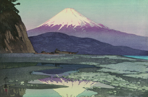 elvispandemonium: Hiroshi Yoshida 吉田 博 (1876 - 1950) - Fujiyama from Okitsu 1928
