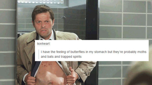 livebloggingmydescentintomadness:  Cas + text posts Previously:Dean + text postsDestiel + text posts 