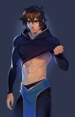 solthrys: it’s always great getting commissioned to draw Talon. thanks for giving me a reason to draw his abs again @spacedrinks