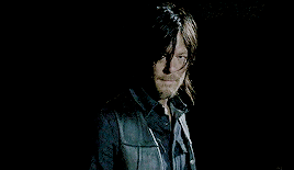 reedusgif:Daryl is like an animal in an alley, in the rain. You see him and you want to go touch him