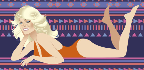 Visit myFarrah.com for more about Fawcett! Trademark Farrah illustration by Alejandro Mogollo!