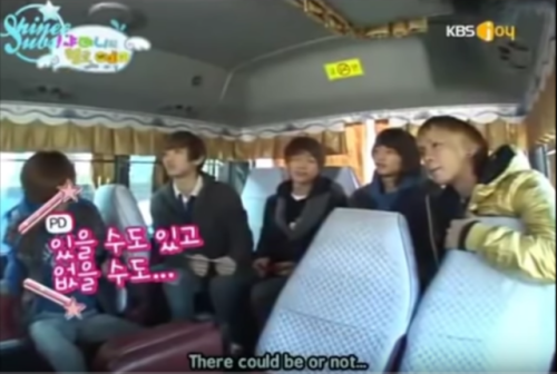 Key and Onew: How serious/important is this going to be?Minho and Jonghyun: *waffle vine voice* Can 