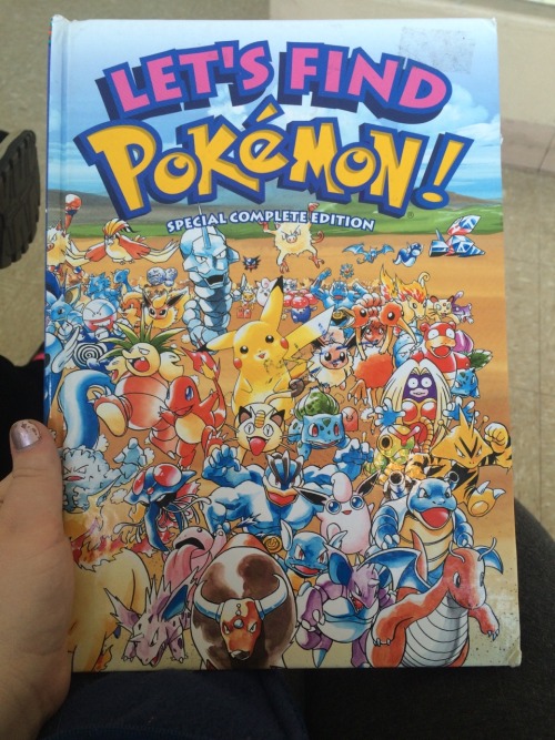 pastel-little-taiga:Found this in a waiting room! Its the pokemon version of where’s waldo! ✨✨omg I 