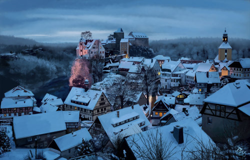 XXX mererecorder:  Snowy Village by ~T-ry  photo