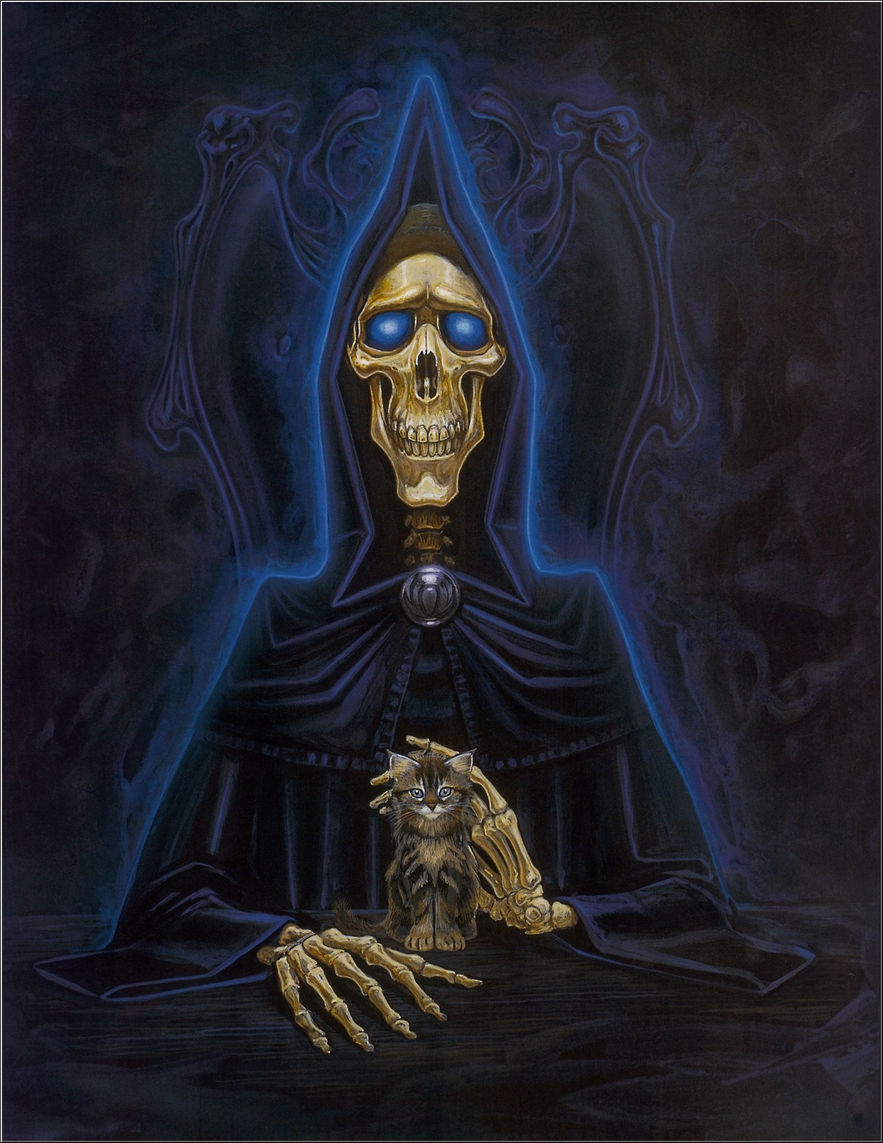 reverse-mermaid:  30 Days of Discworld Day One - Favourite Male Character DEATH Let’s