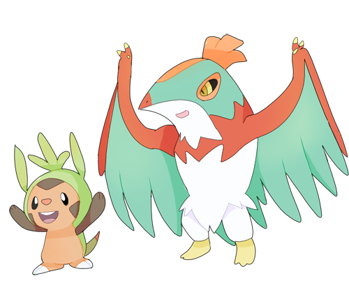 genesects:  I love hawlucha, but strangely this is the first time I’ve drawn one.