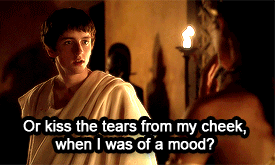 juliacaesaris:spartacus meme | ten epic, sex and/or favorite scenes“Was it yours? The small little v