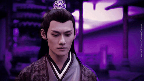 yibobibo: take care ↳ jiang cheng in purple for @forever-and-almost-always the untamed x color serie