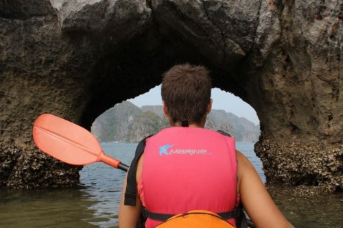 Pictures from kayaking at Lan Ha Bay near Cat Ba Island, Vietnam. I went with local outfitter Blue S