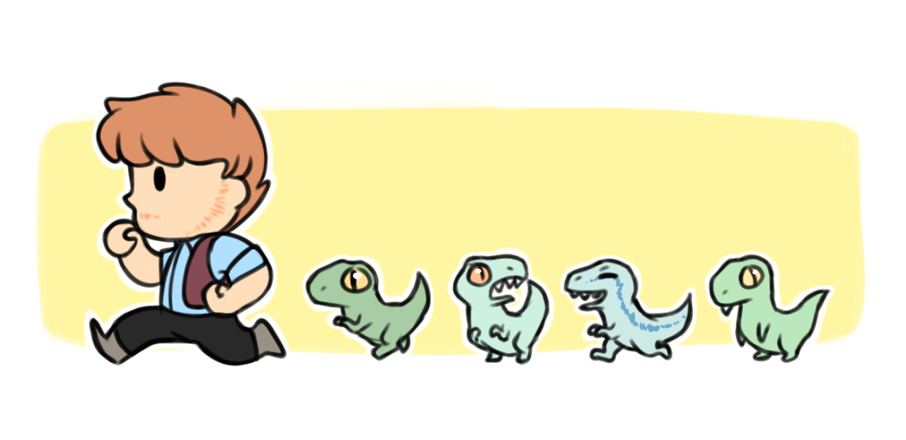 momma raptor and his raptorlings