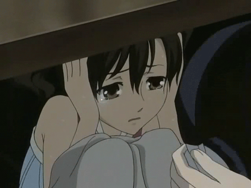 grabbingballs:  “When a thunder strikes, she gets so scared that she isn’t able to move.” 