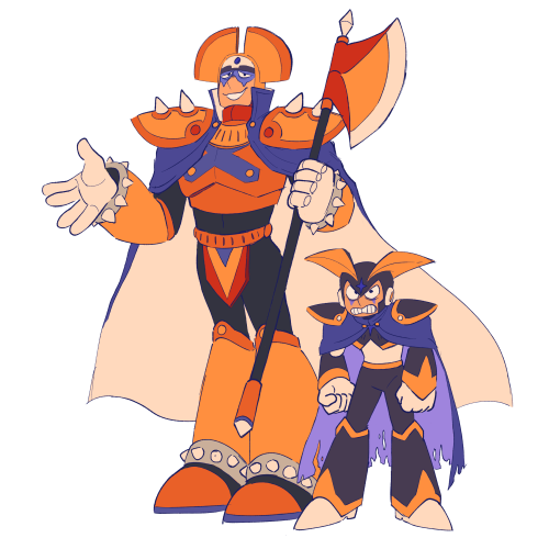 these are old at this point, but a while back i made a megaman au where the casts of mm classic and 