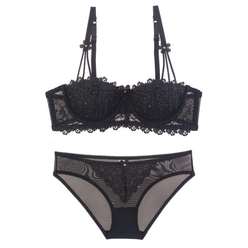Lace balconette bra and brief set from Petite Cherry FREE shipping on orders above $70