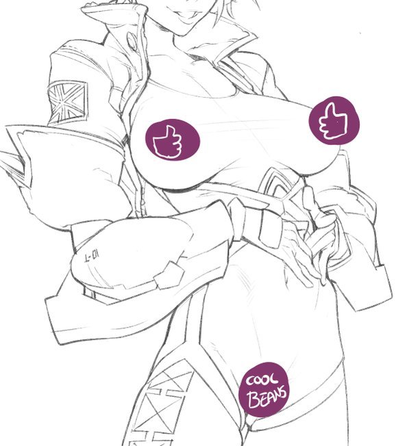 mylittledoxy:  originally censored because I drew this on Twitch. you can see it