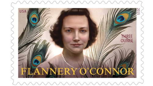 bitch-media: Flannery O’Connor is getting her own postage stamp! Born in Georgia, O’Connor attended 