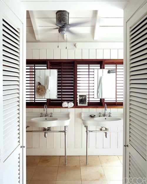 {Today’s Monday Mix shares bathroom vanities in front of windows. Kind of an interesting move&hellip