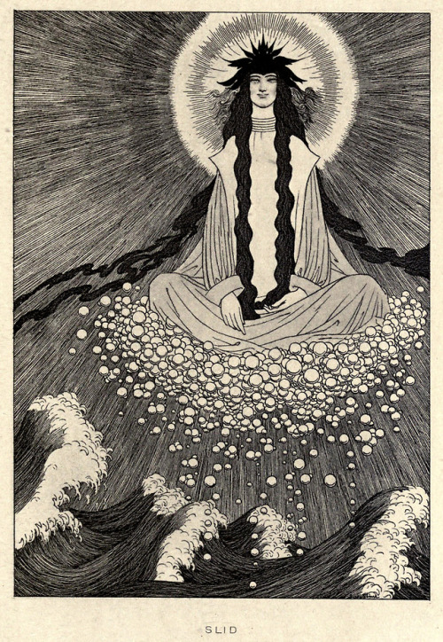 Sidney Herbert Sime (1865-1941), &lsquo;Slid&rsquo;, &ldquo;The Gods of Pegana&rdquo; by Lord Dunsan