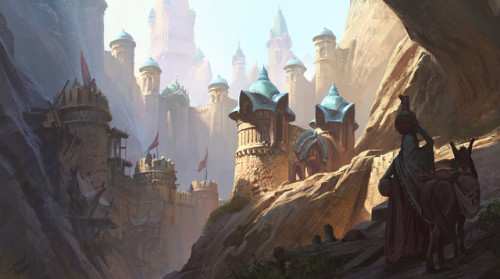 cinemagorgeous - Desert Citadel by artist Gabriel Yeganyan.