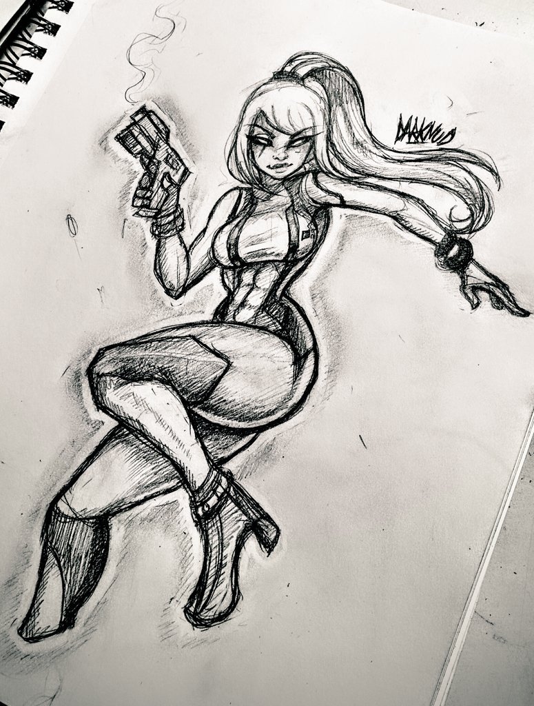darknud:Zero Suit Samus I did in class ! hope you guys enjoy :)