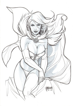 lulubonanza:  Commission - Emma Frost by ~manulupac