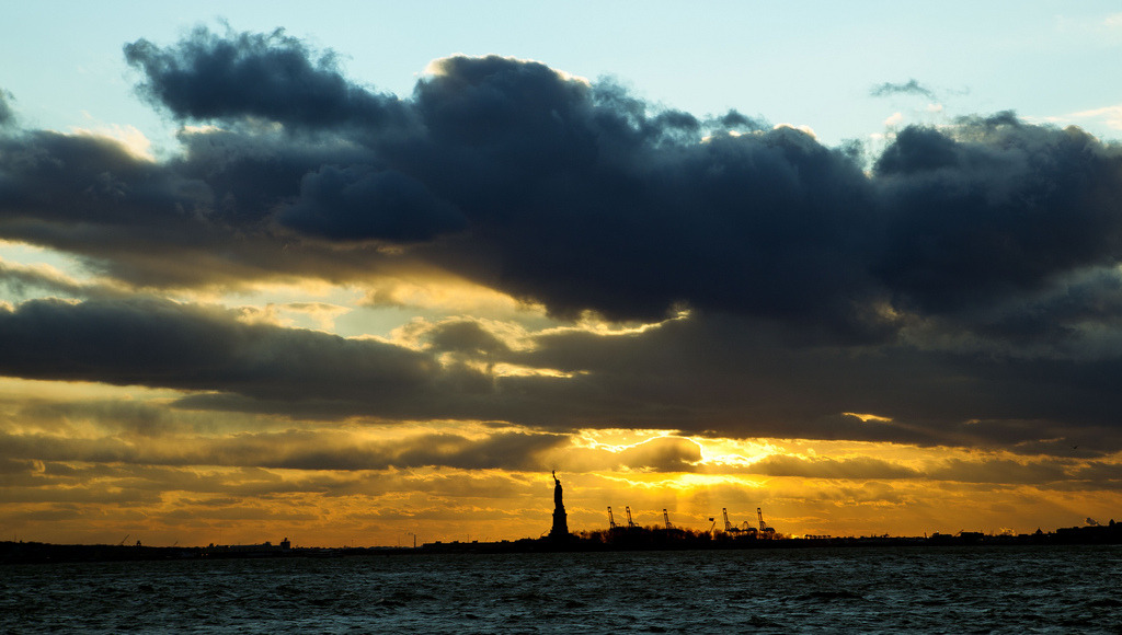 The Statue of Liberty will re-open on July 4 for the first time since Hurricane Sandy, officials announced today.
I took this photo from Battery Park early last year.