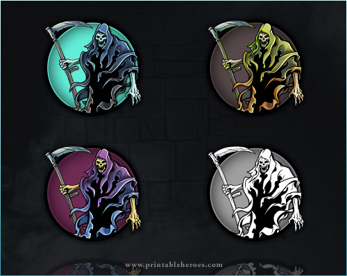 Added some Wraith, Ghost, and variant Poltergeist paper miniatures and their VTT tokens to the catal