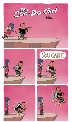 zenpencils:  The Can-Do Girl!