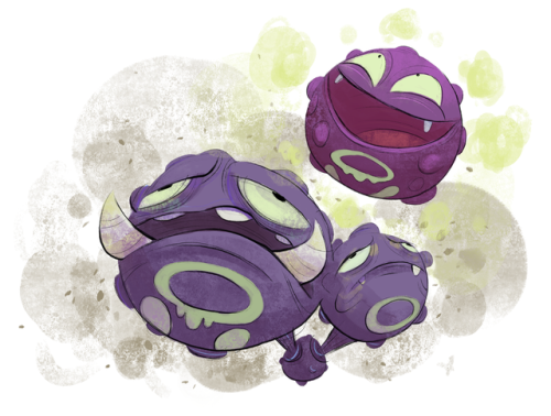 maxrepelsketchbook: Koffing and Weezing