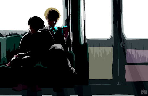 bakanohealthy:train home art from stream, thank you to anyone who stopped by!! :D